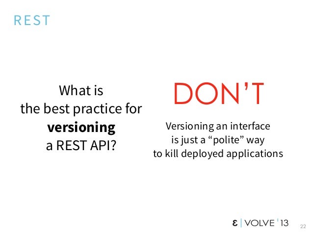 Rest api versioning strategy