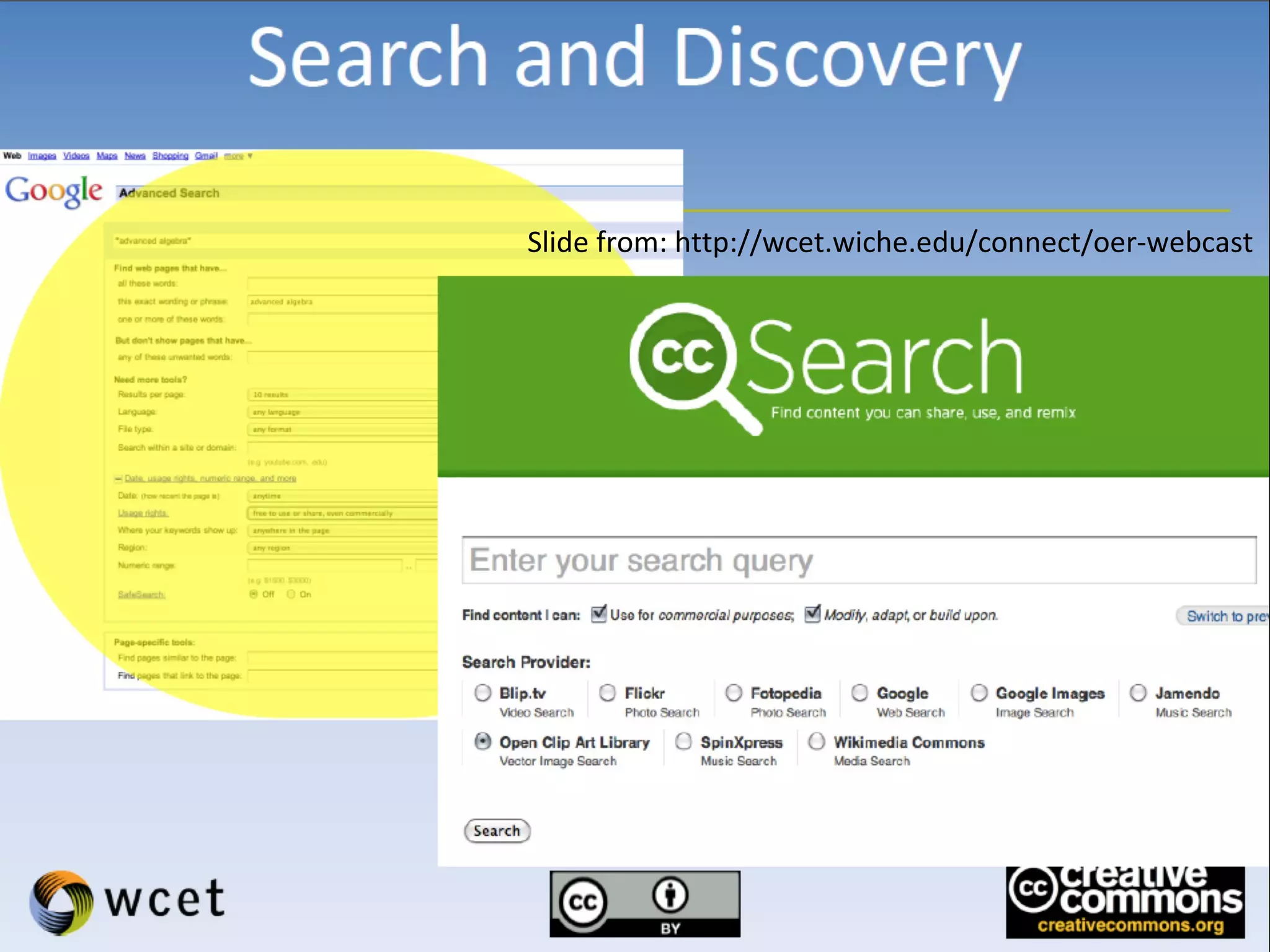 Slide from: http://wcet.wiche.edu/connect/oer-webcast
 
