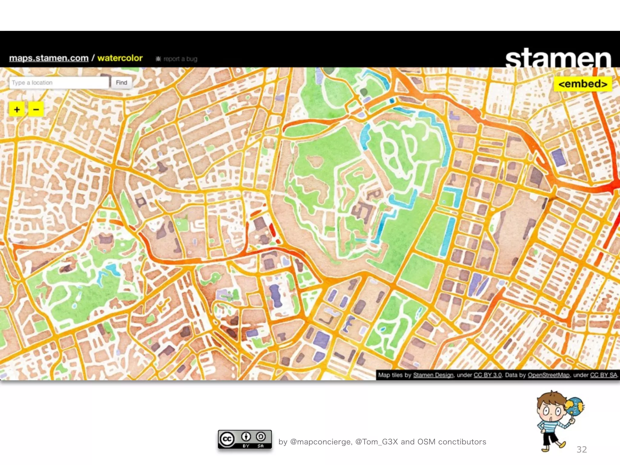 by @mapconcierge, @Tom_G3X and OSM conctibutors
32
 