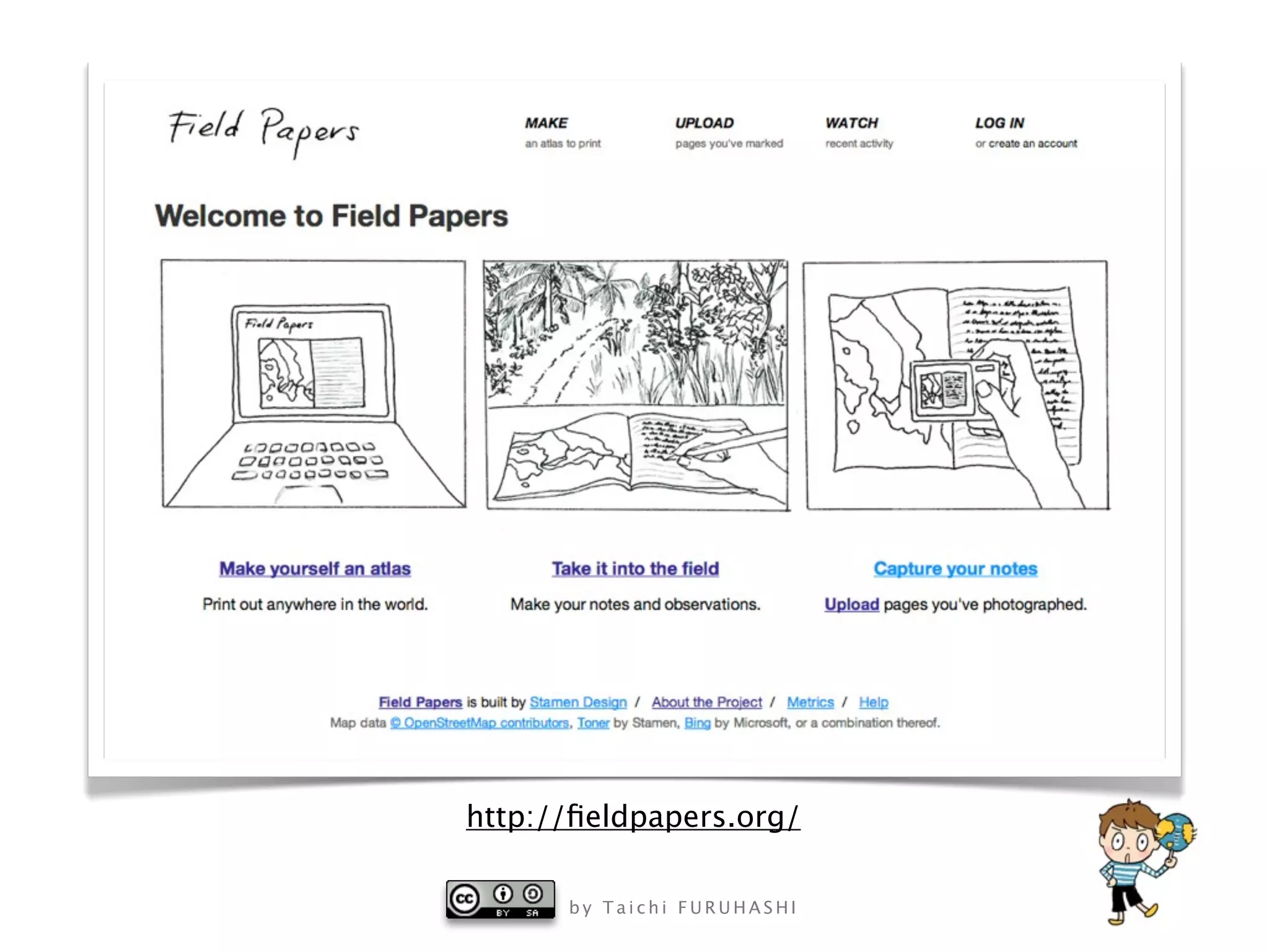 b y T a i c h i F U R U H A S H I
http://ﬁeldpapers.org/
 