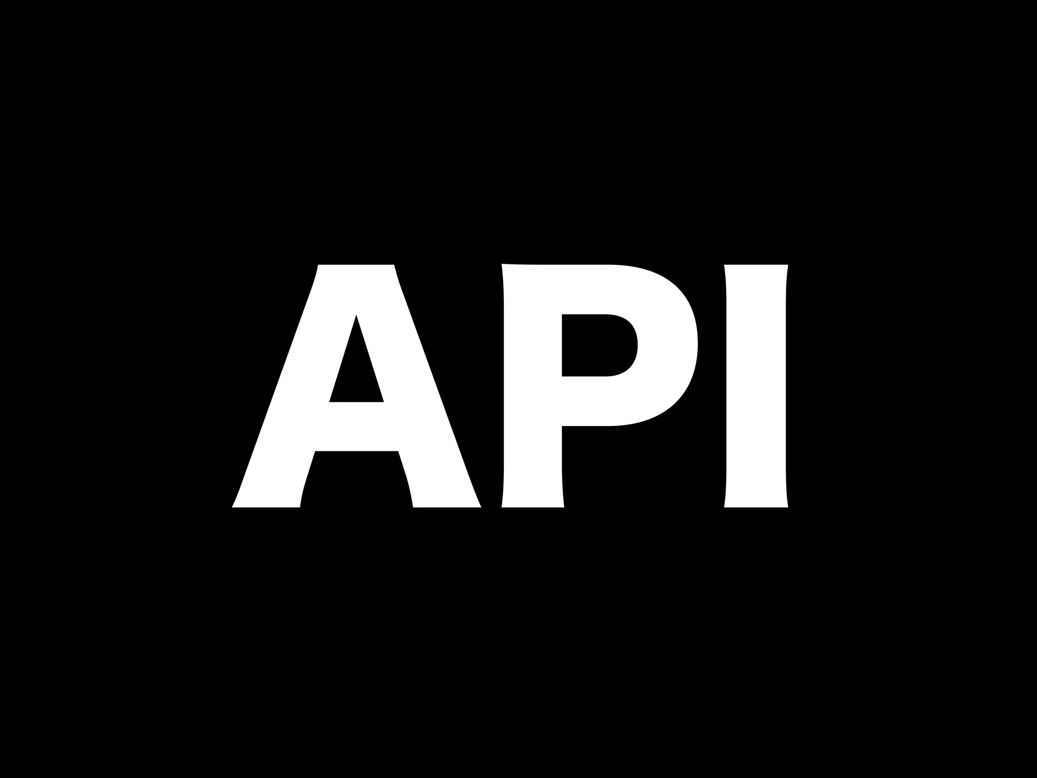 API
 