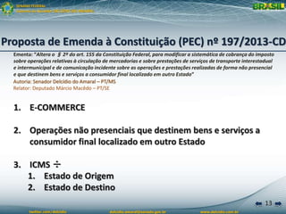 13
SENADO FEDERAL
Gabinete do Senador DELCÍDIO DO AMARAL
twitter.com/delcidio delcidio.amaral@senado.gov.br www.delcidio.c...