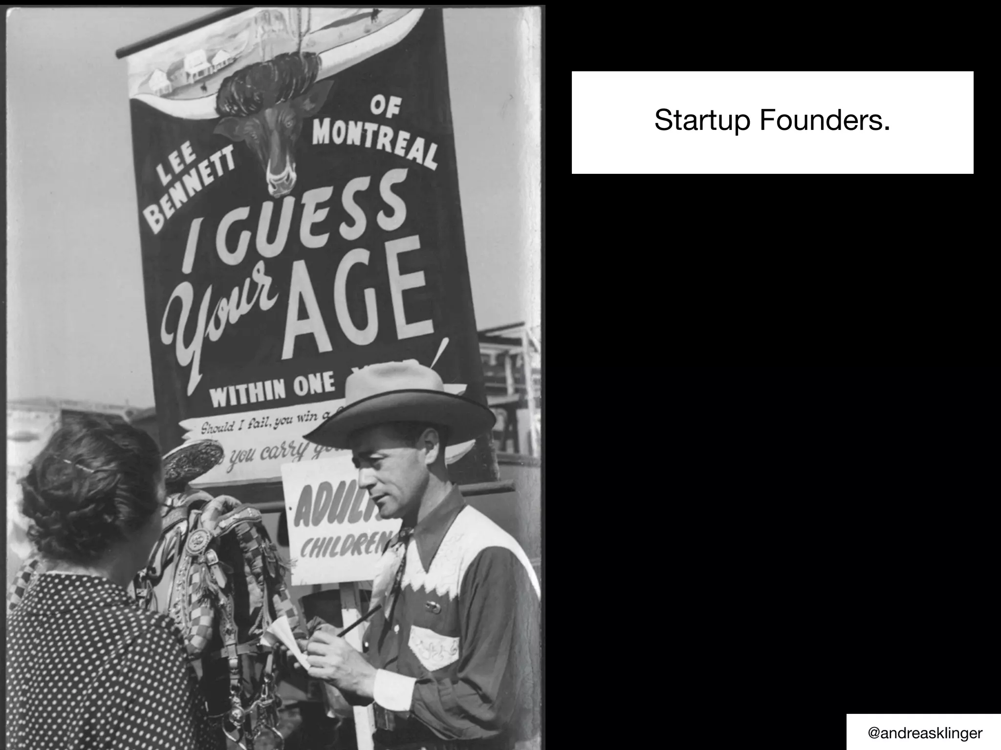 Startup Founders.
@andreasklinger
 