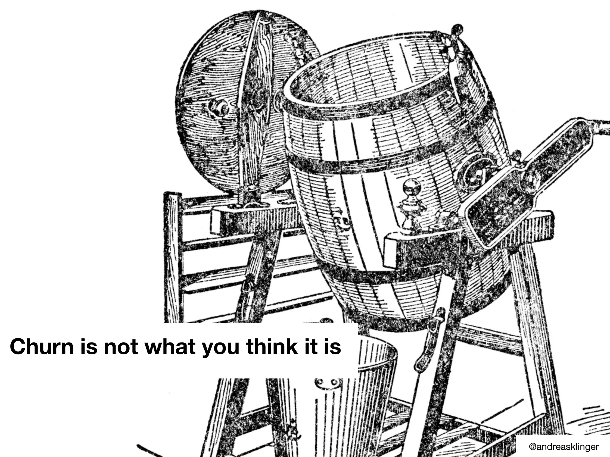 #scb13 – @andreasklinger
Churn is not what you think it is
@andreasklinger
 