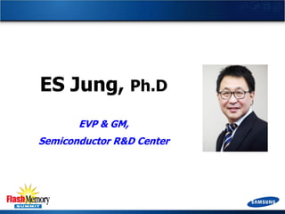 ES Jung, Ph.D
EVP & GM,
Semiconductor R&D Center

 