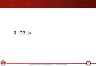 Copyright © Acroquest Technology Co., Ltd. All rights reserved.
28
3. D3.js
 