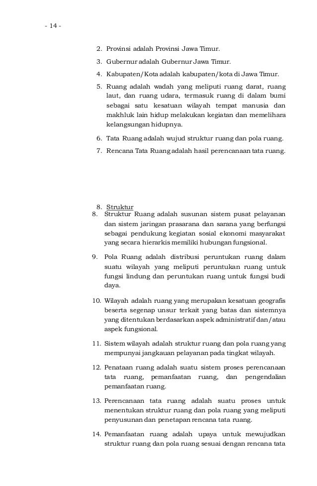 Perda No 5 Thn 2012 Ttg Rtrw Prov Thn 2011 2031