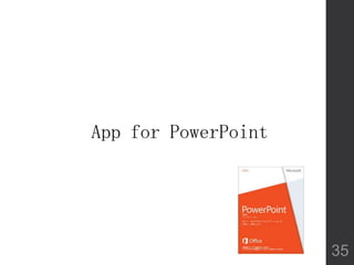 App for PowerPoint
35
 