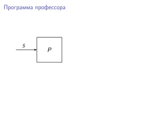 Программа профессора
P-
S
 