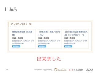 結果
#singtacks supported by14
出来ました
 