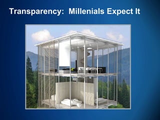 Transparency: Millenials Expect It

33

 