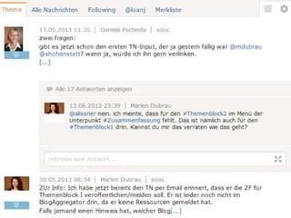 Collaboration in E-Learning Projects (CELePro)