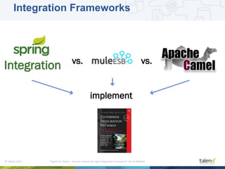 How to choose the right Integration Framework - Apache Camel (JBoss ...