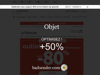 sender.combad
Objet
OPTIMISEZ !
+50%
sender.combad
 