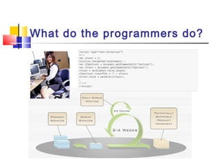 What do the programmers do?
 
