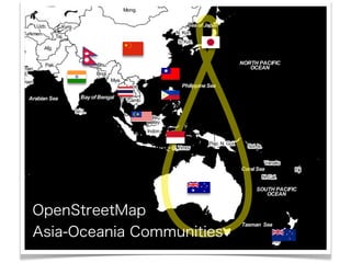 OpenStreetMap
Asia-Oceania Communities
 