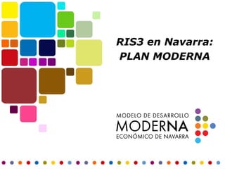 RIS3 en Navarra:
PLAN MODERNA
 
