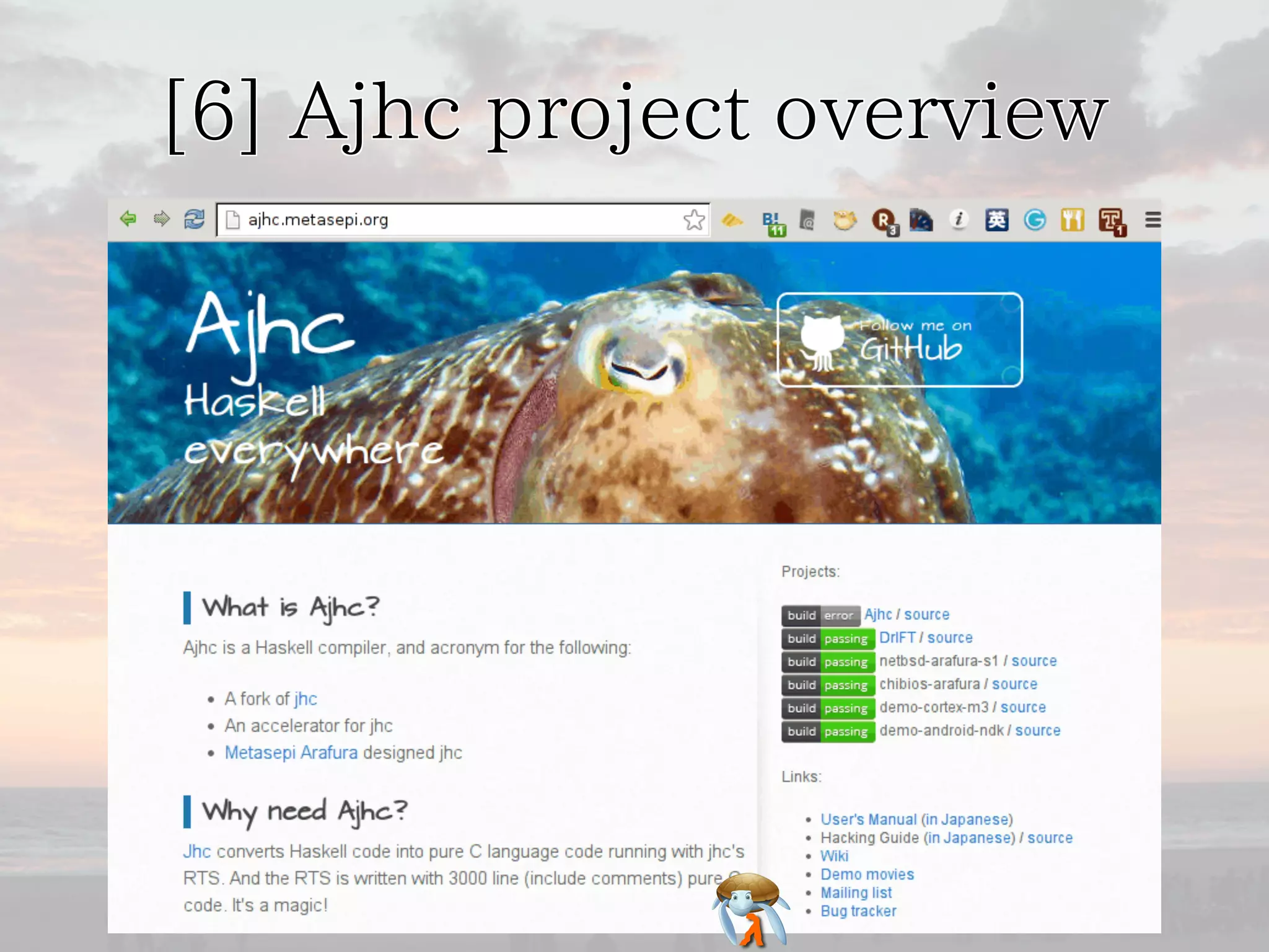 [6] Ajhc project overview[6] Ajhc project overview[6] Ajhc project overview[6] Ajhc project overview[6] Ajhc project overview
 
