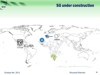 SG under construction
Riccardo Rotondo 51October 8th, 2013
 