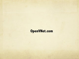 OpenVNet.com	
 

 
