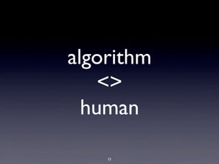 algorithm
<>
human
15

 