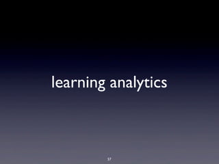 learning analytics

57

 