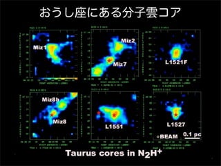 おうし座にある分子雲コア

 