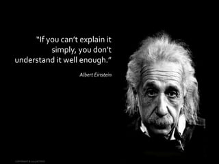 “If you can’t explain it
simply, you don’t
understand it well enough.”
Albert Einstein

COPYRIGHT © 2013 ACTIFIO

59

 