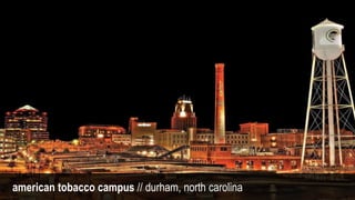 September 28, 2015
CONFIDENTIAL 21american tobacco campus // durham, north carolina
 