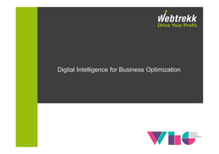 Digital Intelligence for Business Optimization

 