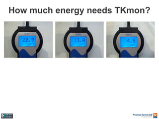 How much energy needs TKmon?

 