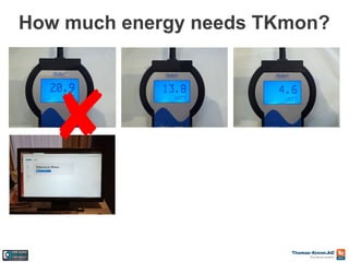 How much energy needs TKmon?



 