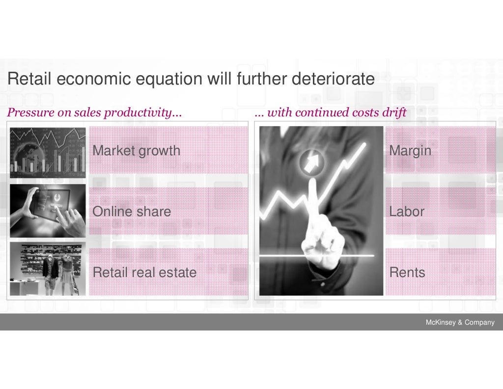 Retail economic equation will further