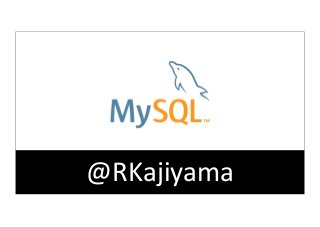@RKajiyama	

 