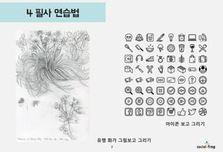 4 필사 연습법

아이콘 보고 그리기
유명 화가 그림보고 그리기
7

 