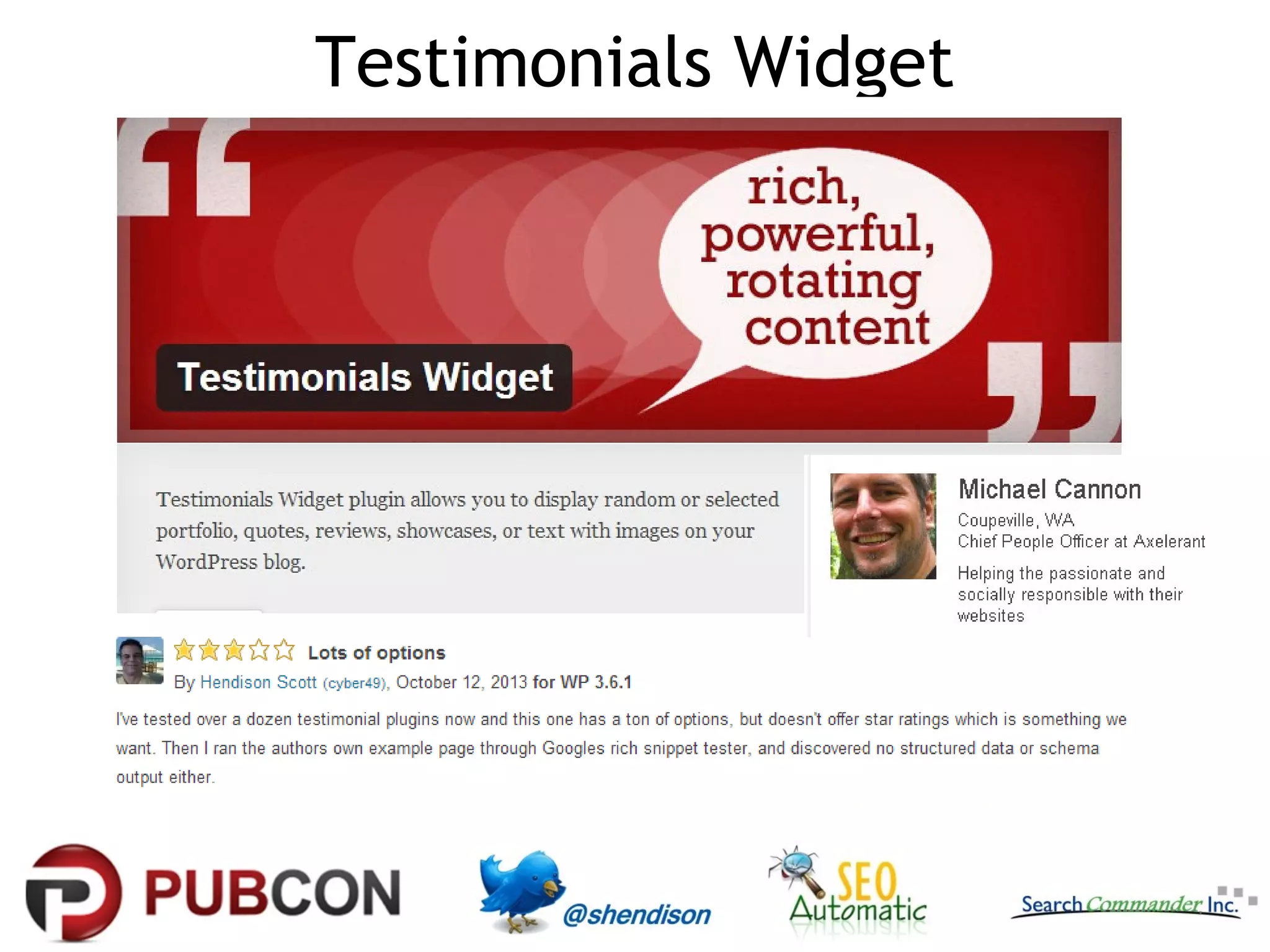 Testimonials Widget

 