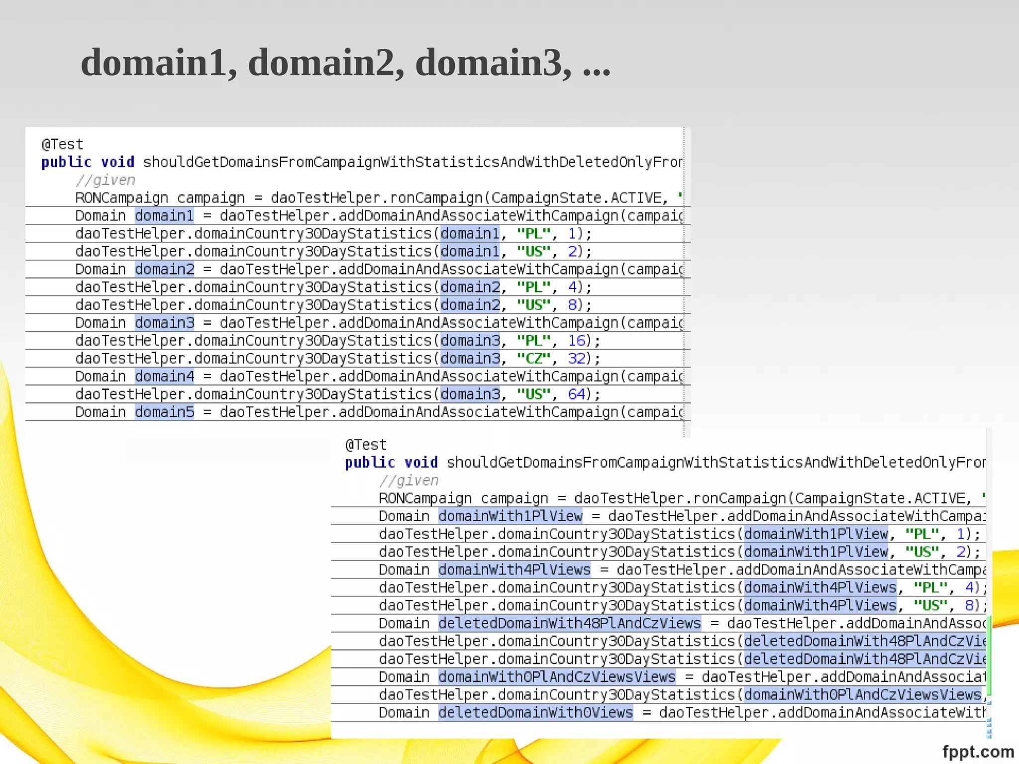 domain1, domain2, domain3, ...

 