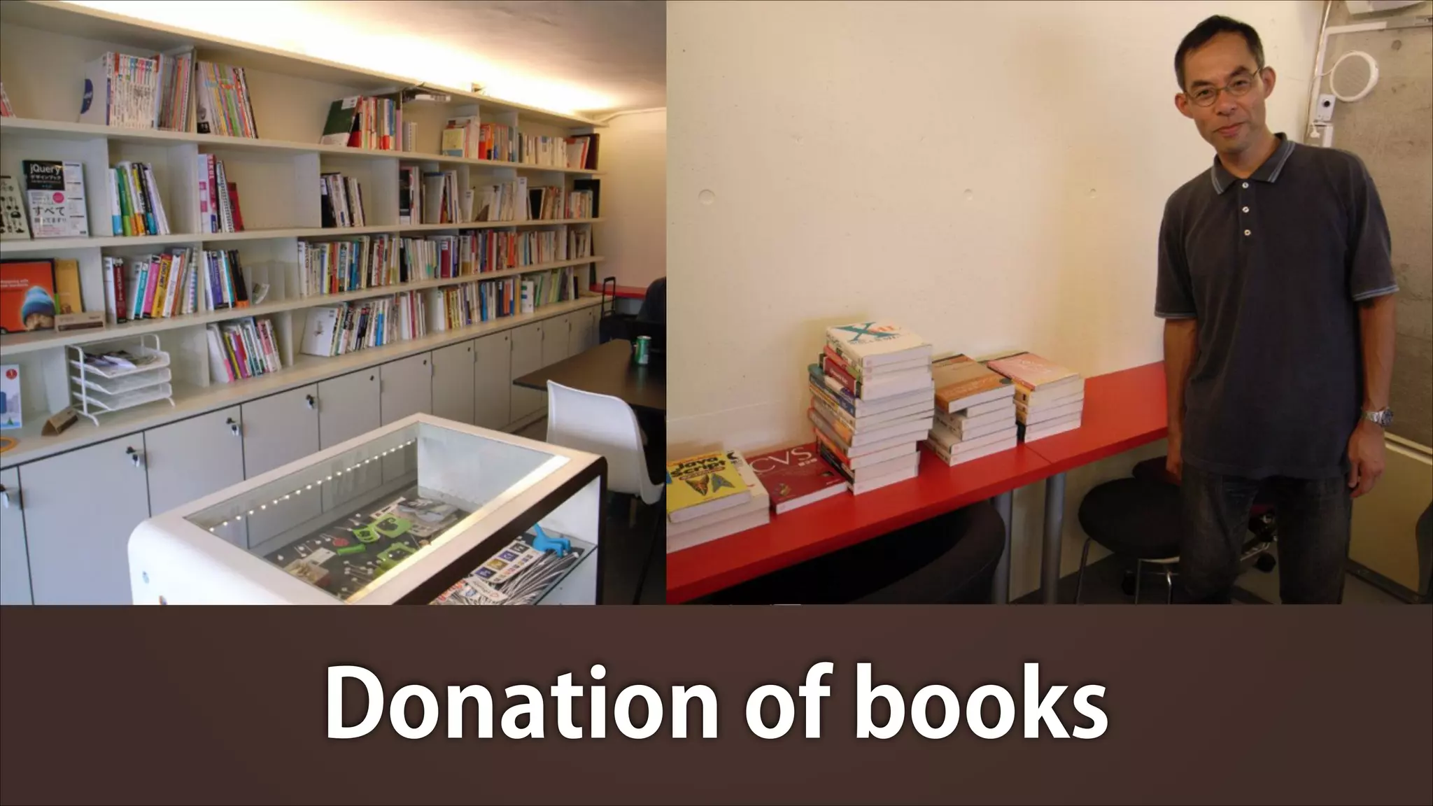 Donation of books

 