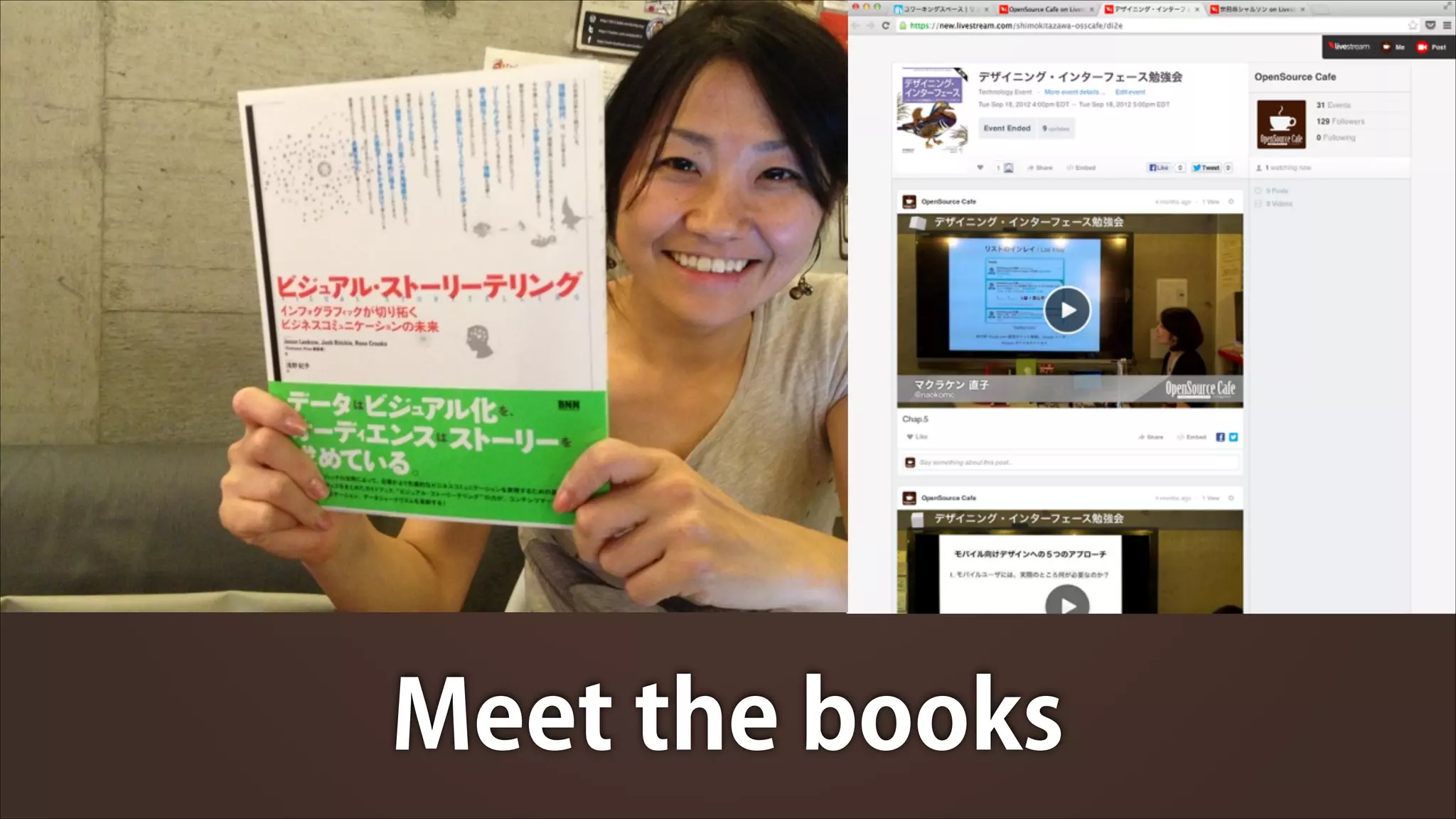 Meet the books

 