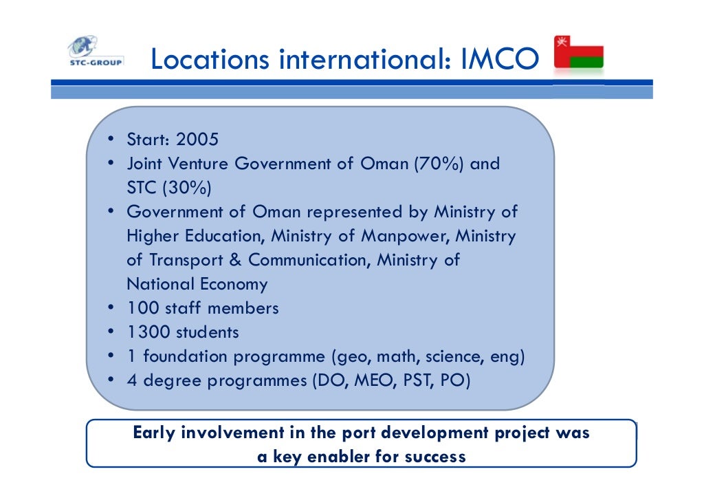 20131107 STCGroup Port Management Program Rotterdam Slidedeck