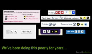 We‟ve been doing this poorly for years…
 