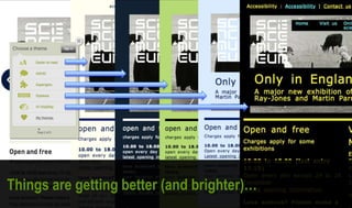 Things are getting better (and brighter)…
 