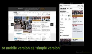 cf.
or mobile version as „simple version‟
 