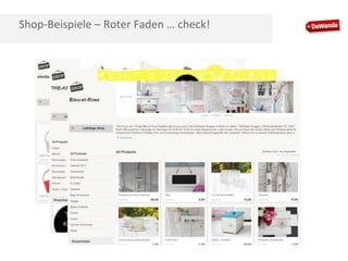 Shop-Beispiele – Roter Faden … check!

 