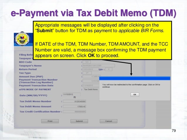 memo e payment and System For Electronic Payment Filing Coaching Session