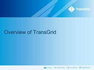Overview of TransGrid

 