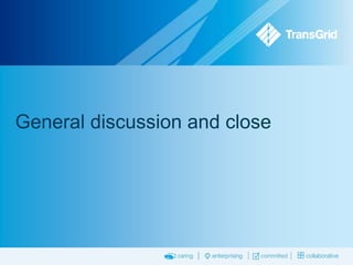 General discussion and close

 