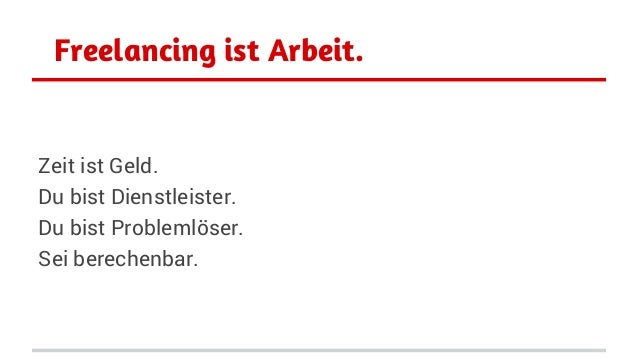 Arbeiten Als Freelancer Arbeiten Als Freelancer
