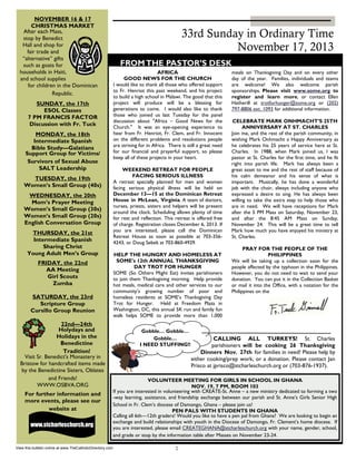 View this bulletin online at www.TheCatholicDirectory.com

 