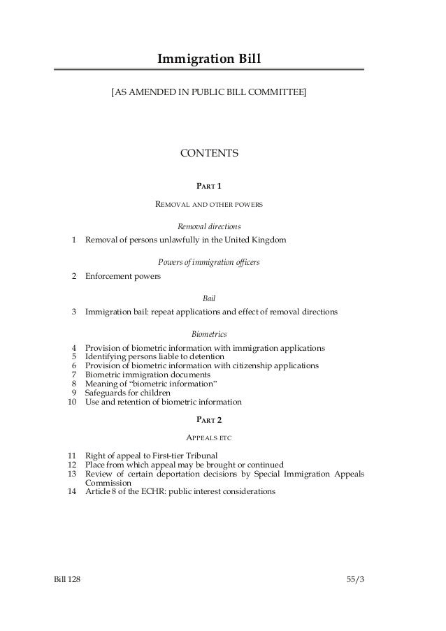 Uk Immigration Bill 2013 14 - 